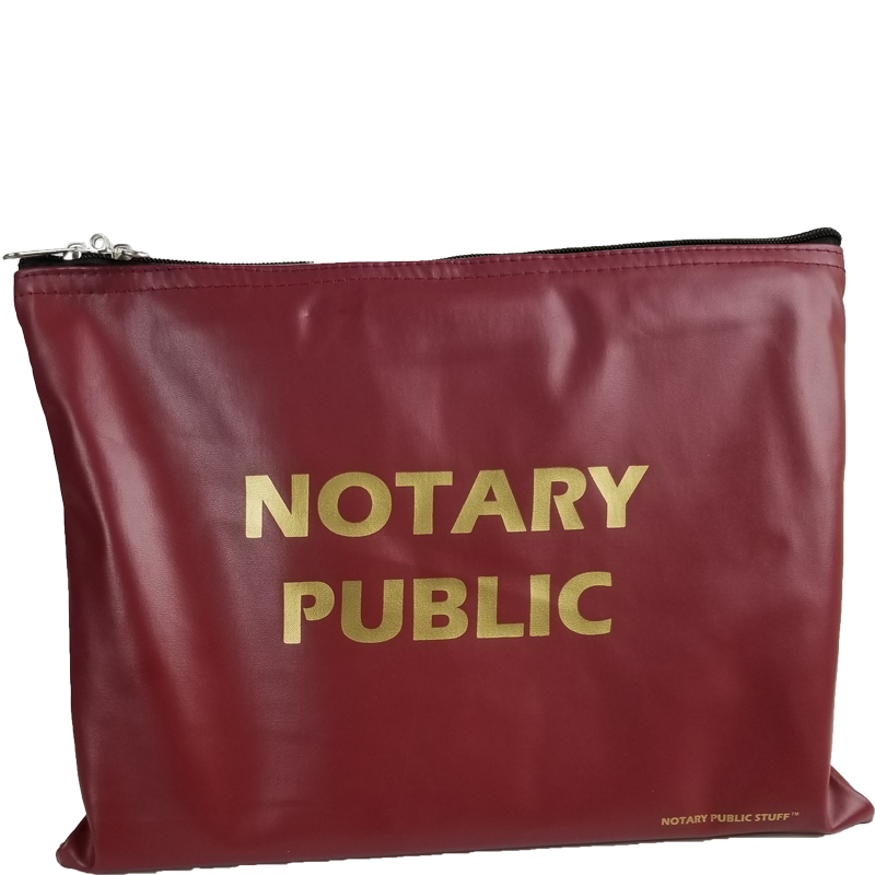 Large Notary Supplies Bag<br>(Burgundy)